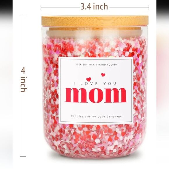 Mothers Gifts - 11 oz Lavender Scented Candle,natural Soy Wax,Pure Essential Oil - Picture 3 of 5